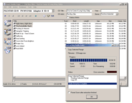 Exact Audio Copy screenshot